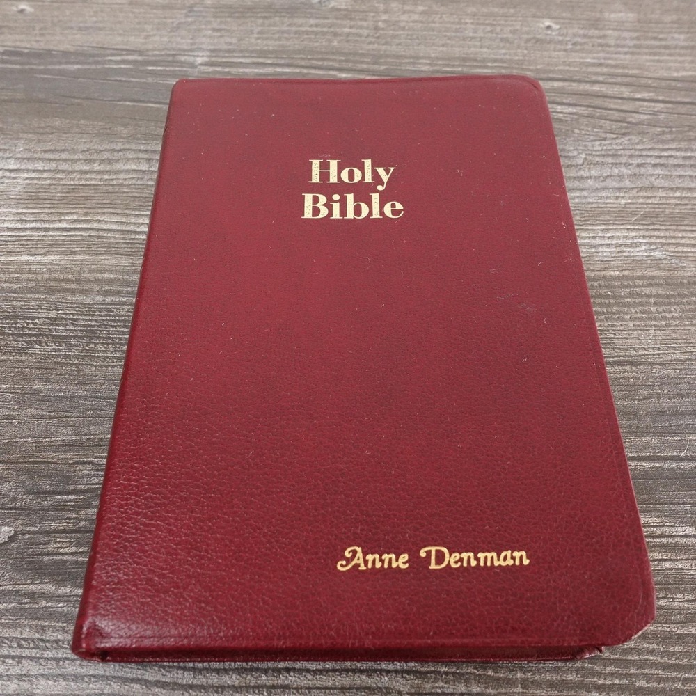 Holy Bible New American Standard Bible Updated Edition Burgundy Leather Thinline